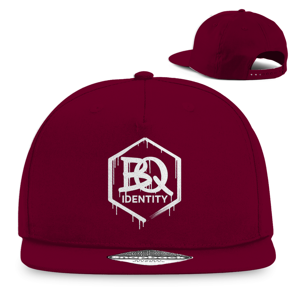 BQ Identity Snapback – Premium Street Cap mit Drip-Logo