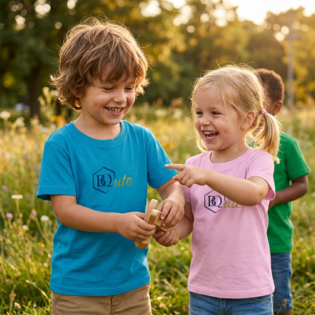Kids Premium Bio T-Shirt BQute gold