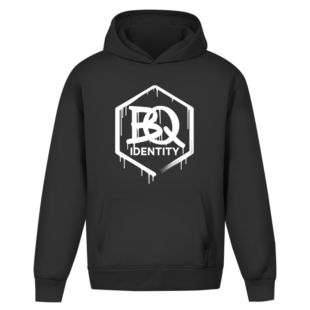 BQ Identity Oversize Hoodie – Heavy Minimalist Streetwear ohne Kordel