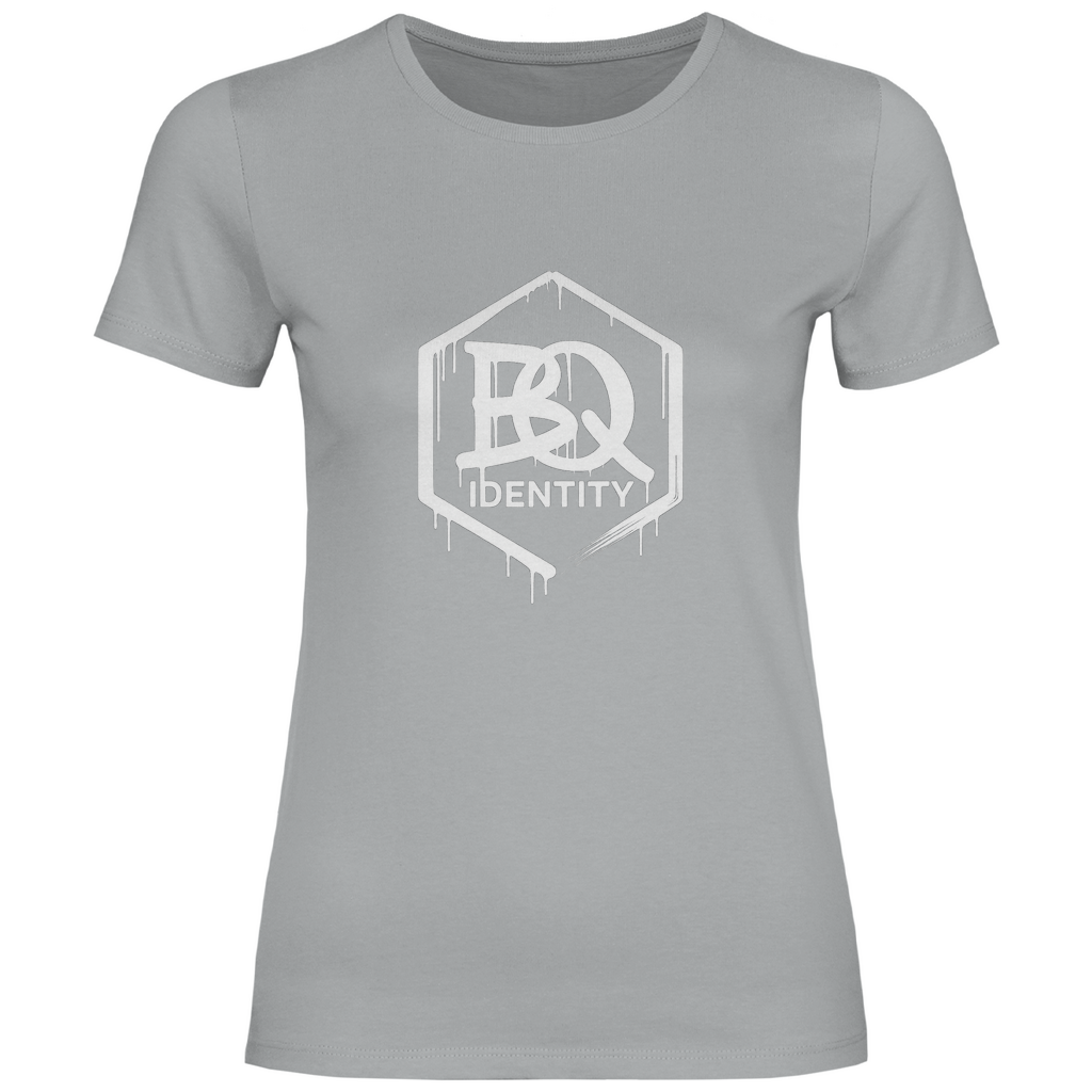 Damen T-Shirt BQ Identity weiß