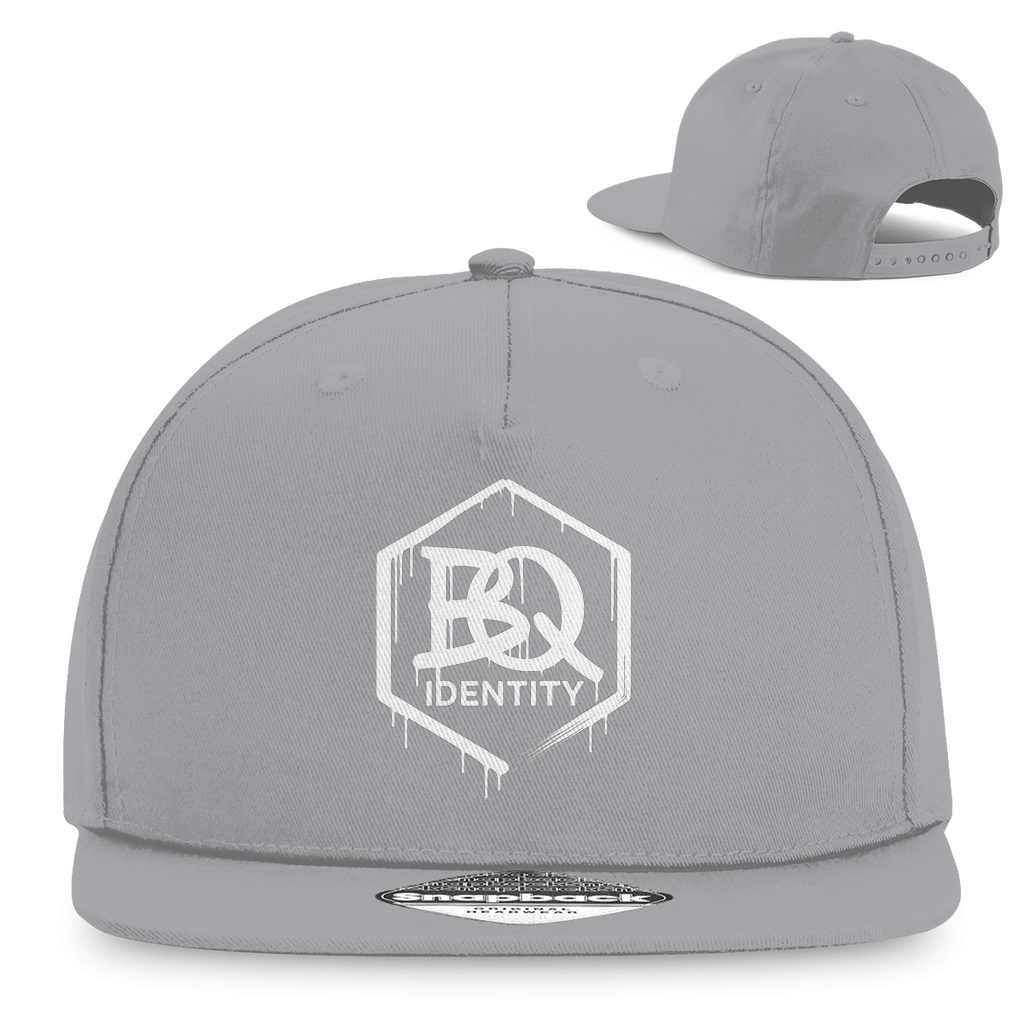 BQ Identity Snapback – Premium Street Cap mit Drip-Logo