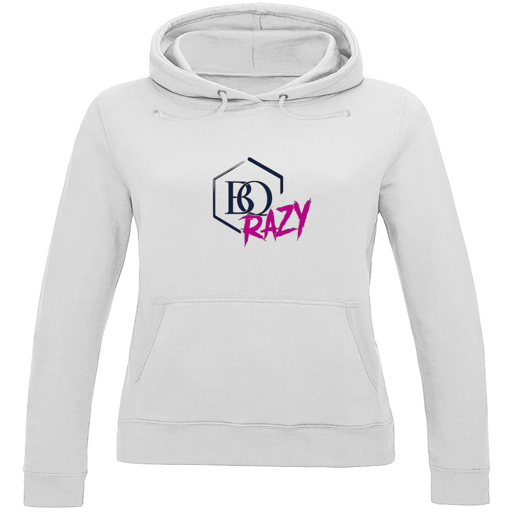 Damen Hoodie BQrazy pink