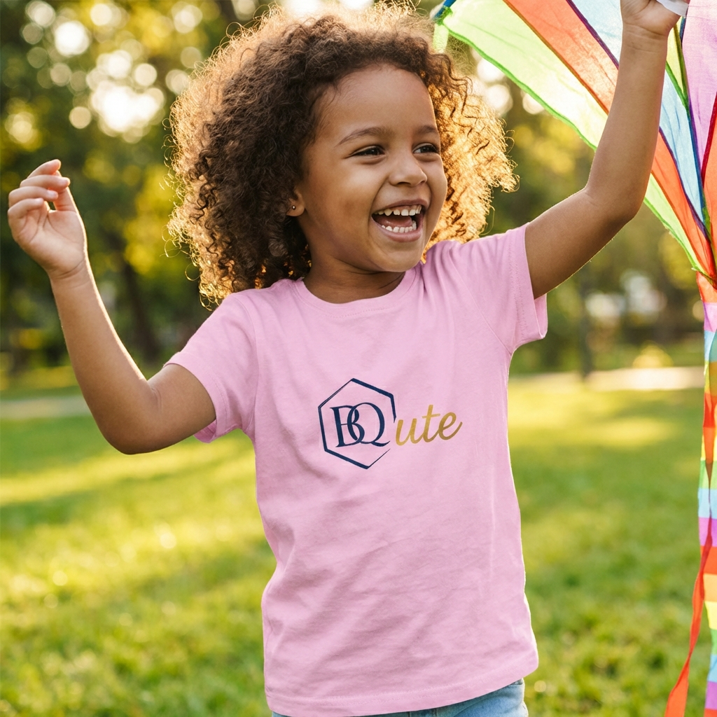 BQute(Gold) Kids Premium Bio T-Shirt