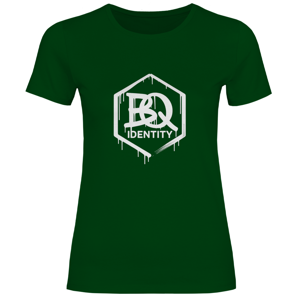 Damen T-Shirt BQ Identity weiß