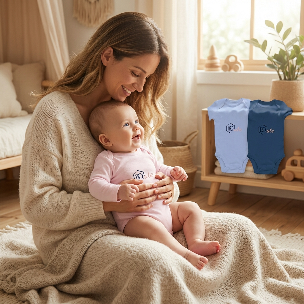 Baby Bio Bodysuite Langarm BQute rose