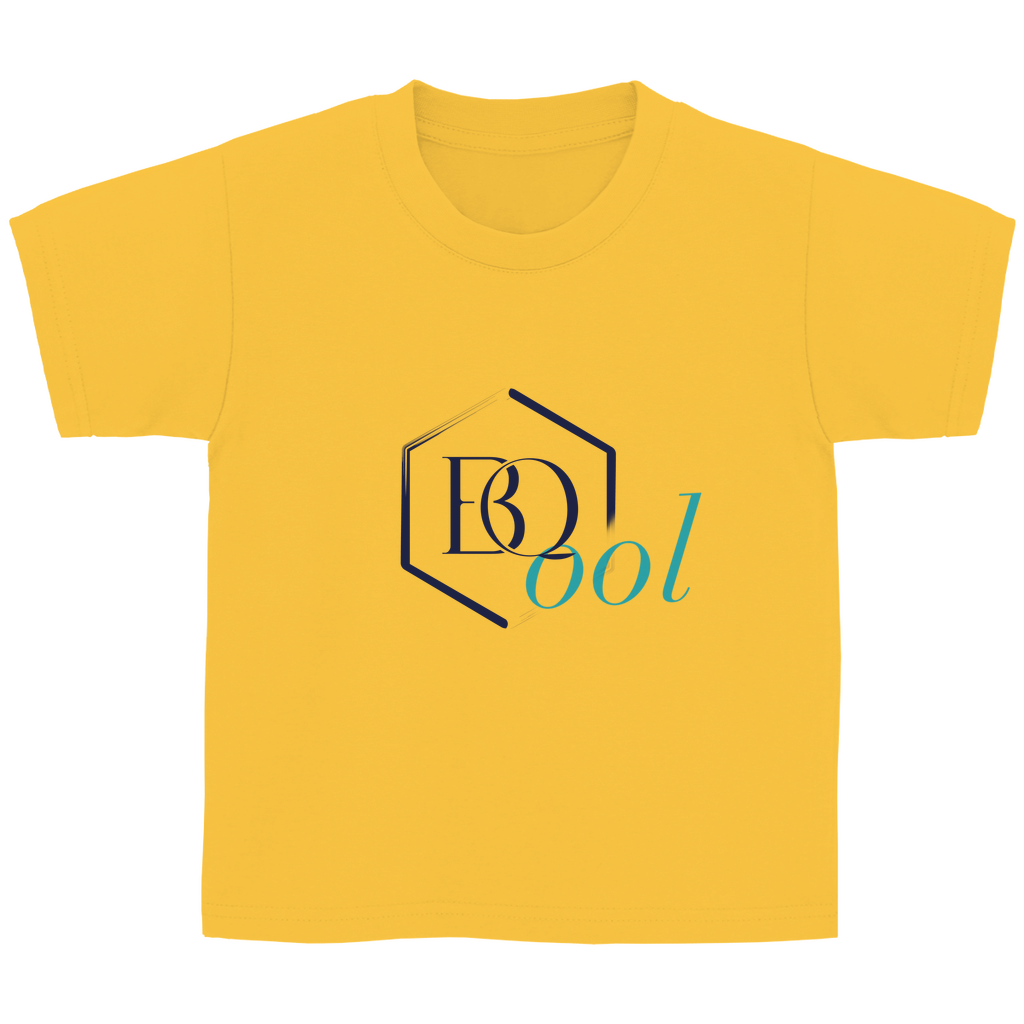BQool Kinder Basic T-Shirt – Cooles Kids-Shirt aus 100 % Baumwolle | Komfort für jeden Tag