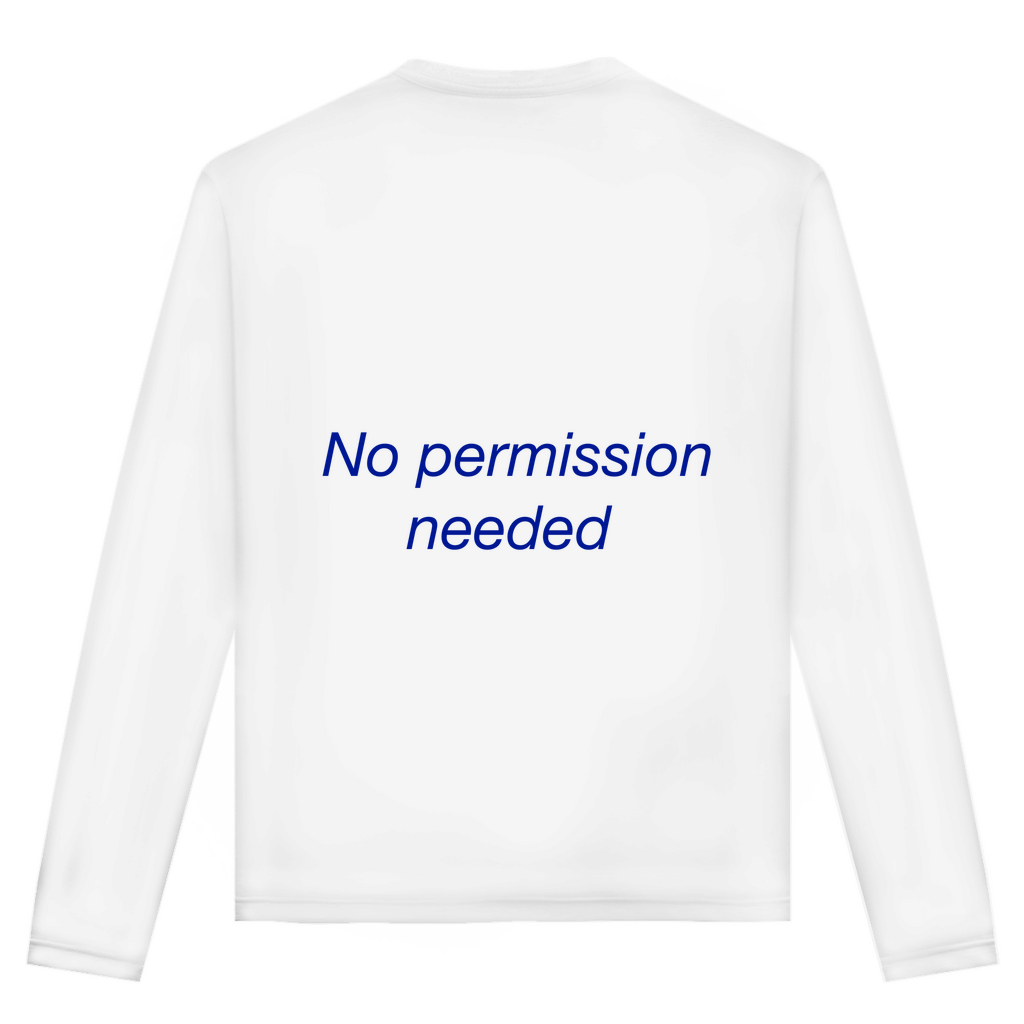 BQause I Can Unisex Longsleeve – Statement Langarmshirt | 100% Premium-Baumwolle & Front/Back Print