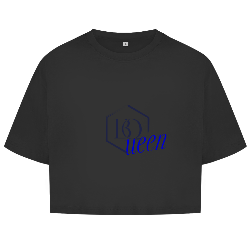 BQeen Damen Oversize Crop Top – Sommerliches Streetstyle Essential