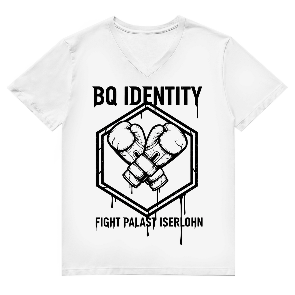 Herren Premium Bio V-Neck T-Shirt Fightpalast