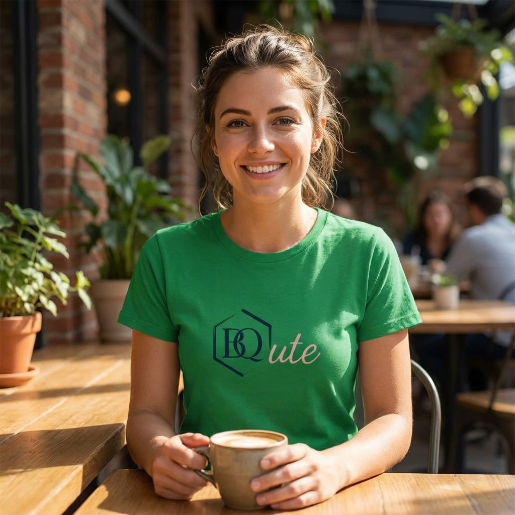 Damen T-Shirt BQute rose