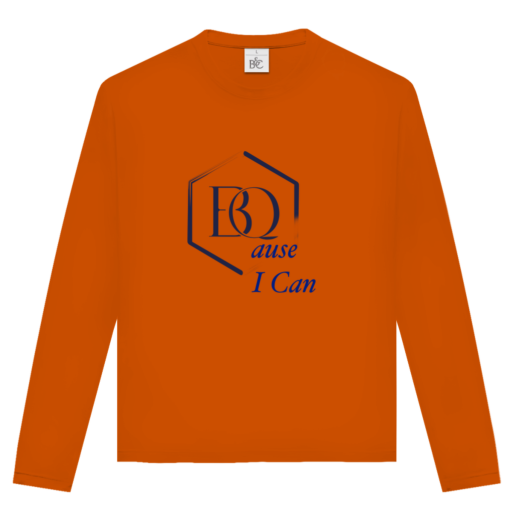 BQause I Can Unisex Longsleeve – Statement Langarmshirt | 100% Premium-Baumwolle & Front/Back Print