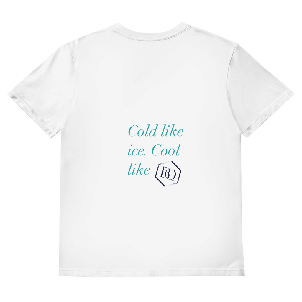 BQool V-Neck Herren T-Shirt – Cool Like Ice Design